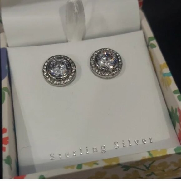 CONTESSA DI CAPRL STERLING SILVER EARRINGS - Picture 4 of 5